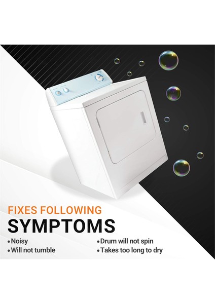 Whirlpool Kenmore Maytag Kurutma Makineleri ve Çamaşır Makineleri Için Ultra Dayanıklı 8066184 Kurutma Makinesi Motor Kasnağı Yedek Parçası (Yurt Dışından) indirimleri