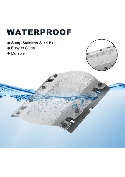 Braun Series 110, 120, 130, 140, 150 Elektrikli Tıraş Başlığı, Tıraş Filesi ve Izgarası Için 11B Tıraş Makinesi Folyosu ve Kesici Yedek Parçası (Yurt Dışından) indirimleri