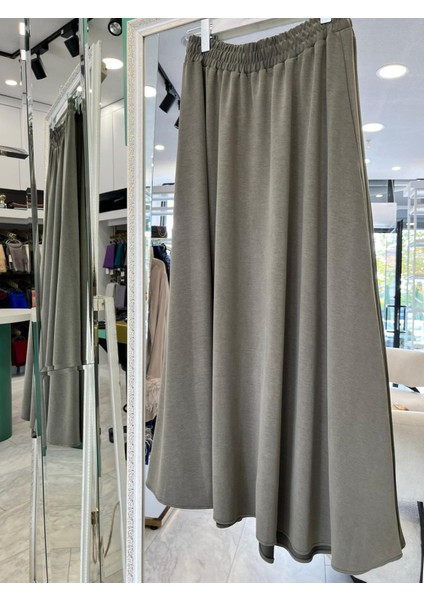 Adn Örme Cupra Etek - Haki - 2