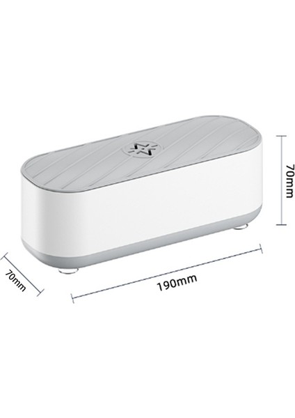 Ultrasonik Mücevher Temizleyici, Tüm Mücevherler, Gözlükler, Saatler, Madeni Paralar ve Tıraş Bıçakları Için Taşınabilir Düşük Gürültülü Ultrasonik Makine (Yurt Dışından) fiyatları
