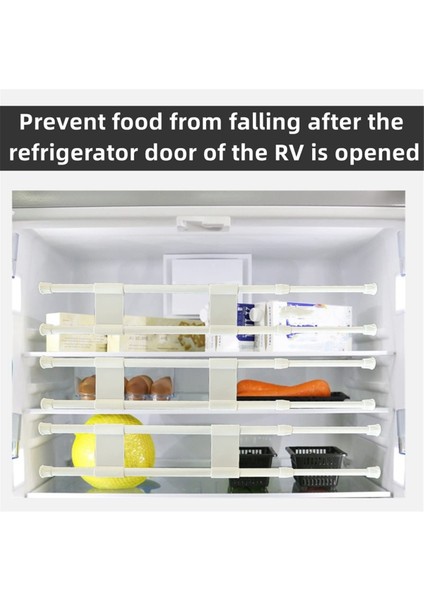 Adet Karavan Buzdolabı Barları Ayarlanabilir Karavan Buzdolabı Gergi Barları Yiyecek Içecek Saklamak Için Karavan Buzdolabı Barları Karavan Buzdolabı Aksesuarları (Yurt Dışından) modelleri