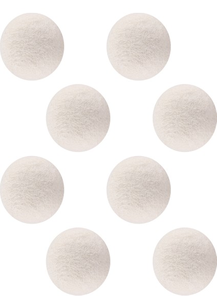 8'li Paket %100 Premium Yün Kurutma Topu Xl, El Yapımı, Çevre Dostu, Tamamen Doğal Kumaş Yumuşatıcısı (Yurt Dışından) modelleri