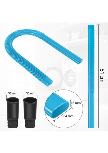 Evrensel Elektrikli Süpürgeler Için Esnek Dar Alan Ucu, 32 mm ve 35 mm Bağlantılı Uzatma Ucu, Kurutma Makineleri Için (Yurt Dışından) indirimleri