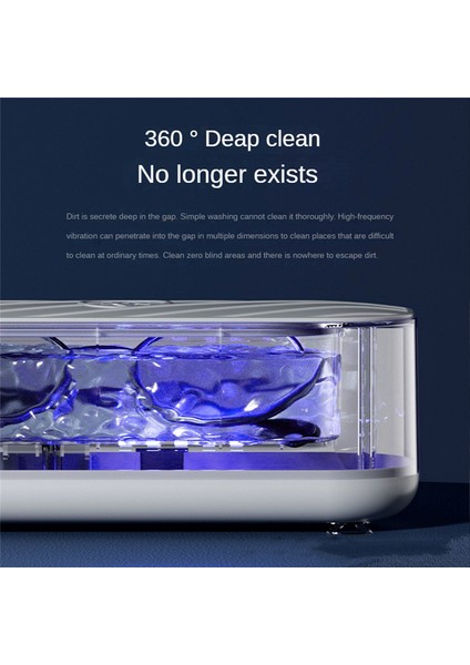 Ultrasonik Temizleme Makinesi 45000Hz Yüksek Frekanslı Titreşimli Yıkama Temizleyici Mücevher, Gözlük, Saat, Protez Temizleyici (Yurt Dışından) indirimleri