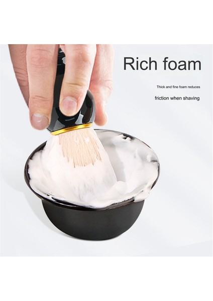 Erkek Tıraş Kasesi Fırçası Seti Berber Dükkanı Tıraş Aletleri Yüz Yıkama Tıraş Kasesi Fırçası (Yurt Dışından) indirimleri