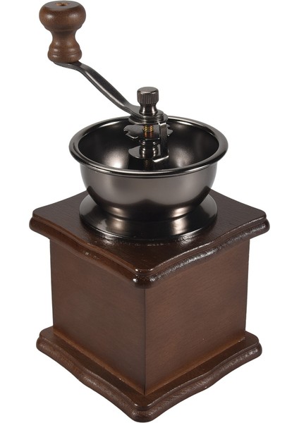 Manuel Kahve Değirmeni Ahşap / Metal El Değirmeni Baharat Değirmeni (Ahşap Rengi) (Yurt Dışından) fiyatları