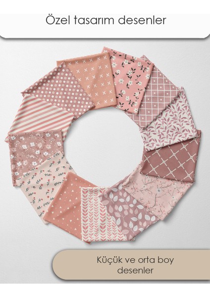 Patchwork Kumaş Seti – 35 Desen 20X20 cm | %100 Pamuk Saten | Tek Parça Kumaş | Dikiş, El Işi ve Quilting Için Özel Tasarım fiyatları