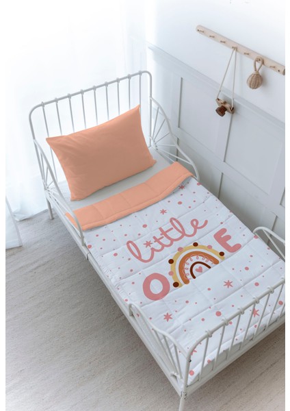 Organik Baskılı Bebek (100X150 Cm) Yorgan Seti - Iconic Serisi - Little One