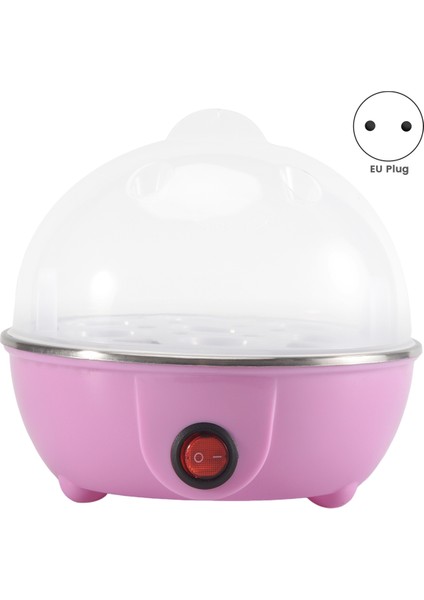 Hızlı Yumurta Pişirici: Haşlanmış Yumurta, Haşlanmış Yumurta, Çırpılmış Yumurta Için 7 Yumurta Kapasiteli Elektrikli Yumurta Pişirici Pembe Ab Fişi (Yurt Dışından) fırsatları