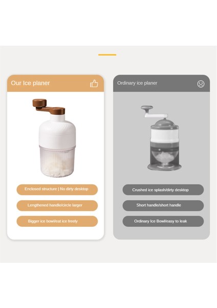 Buz Makinesi Manuel Buz Kırıcı, Kar Konisi Makinesi Ev Tipi Mini Taşınabilir Buz Tıraş Makinesi Kar Konisi, Karlı Kar, Tıraşlanmış Buz (Yurt Dışından) indirimleri