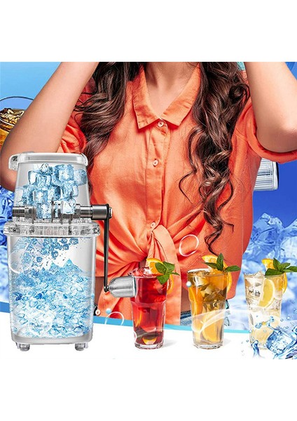 Buz Kırıcı Manuel Buz Kırma Makinesi 1,25 L Buz Öğütücü Buz Küpü Içecek Doğrayıcı, Ev Gereçleri, Yaz Ihtiyacı (Yurt Dışından) fiyatları