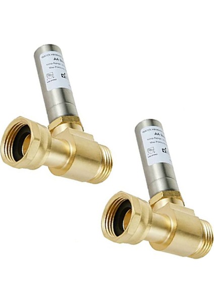 Çamaşır Makineleri Için S-241 Paslanmaz Çelik Su Darbesi Giderici, 3/4 Inç Döner Bağlantı Parçası, 2 Adet (Yurt Dışından) indirimleri