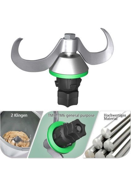 Vorwerk Thermomix Tm5 Tm6 Mutfak Robotu Aksesuarları Için Yedek Blender Bıçağı Paslanmaz Çelik Hamur Bıçağı Başlığı (Yurt Dışından) fırsatları