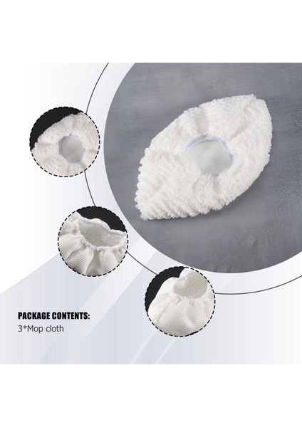 Karcher Sc2 Sc3 Sc4 Sc5 Buharlı Temizleyici Parça Aksesuarları Için 3 Adet Pamuklu Fırça Başlığı Kılıfı (Yurt Dışından) indirimleri