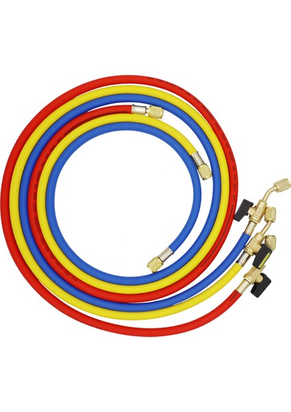 Küresel Vanalı 1,6 M Soğutucu A/c Şarj Hortumları Hvac 1/4 Inç Sae R134A R12 Soğutucu Ekleme ve Klima Için Uygundur (Yurt Dışından) fiyatları