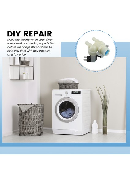 FPS135-270G 0024000126B Haier Otomatik Tambur Çamaşır Makinesi Için Su Giriş Çift Valf Solenoid Valfi (Yurt Dışından) indirimleri