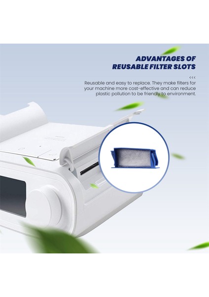 Philips Respironics Dreamstation 6 Için Yedek Cpap Filtreleri Yeniden Kullanılabilir Filtre Yuvası + 6 Tek Kullanımlık Ultra Ince Filtre (Yurt Dışından) fırsatları