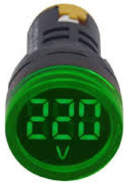AD116DSV-Y ,YEŞIL-24V..550V M22 Voltmetre