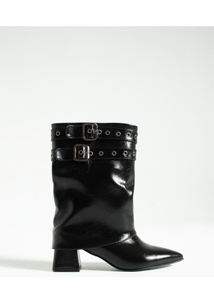 Jadira Kadın Toka Detaylı Sivri Burun Topuklu Çizme Bot fırsatları