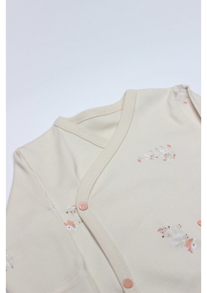 Bistyle 3lü Zıbın Takım Fluffy And Lovely 13106 Bej fiyatları