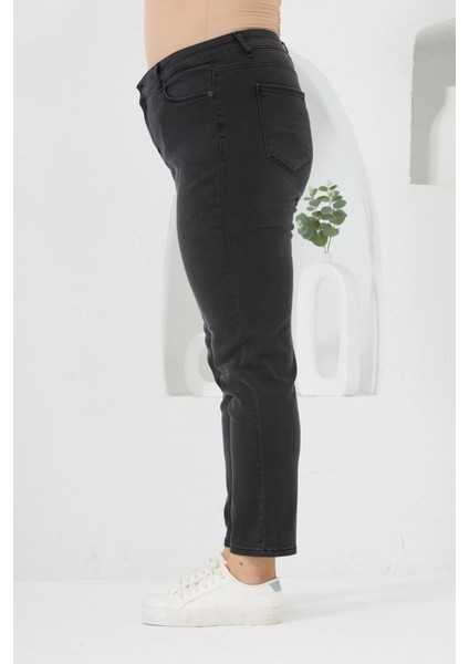 Büyük Beden Kot Pantolon Füme fiyatları