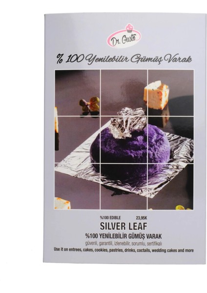 Yenilebilir Gümüş Varak 3 Sayfa