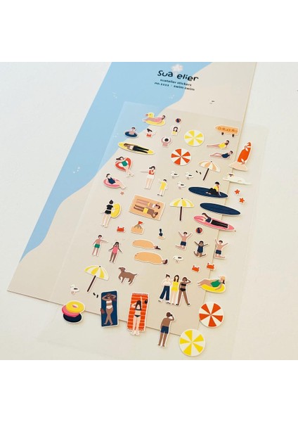 Deco Sticker Swim Swim