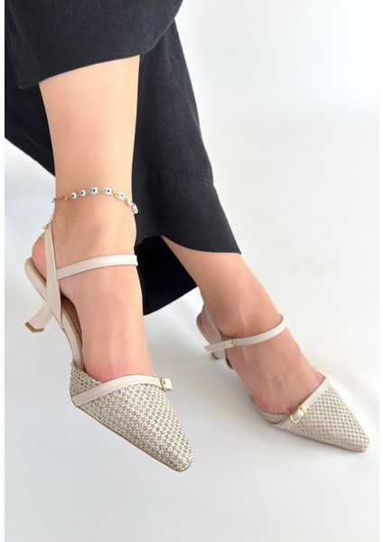 Lanna Bej Cilt Topuklu Ayakkabı - Lisinya fiyatları