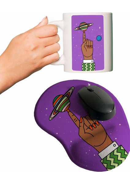 Astronoloji Temalı Mouse Pad + Kupa Bardak Mug fiyatları