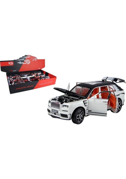 ZHD-B2408 -Vardem Çek Bırak Işıklı ve Sesli Kapıları Açılan Mrs Polis Araba 1:24 modelleri