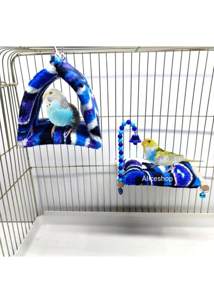 Kuş Yatağı Uyku ve Dinlenme Minderi Hamak Çadır 2li Set