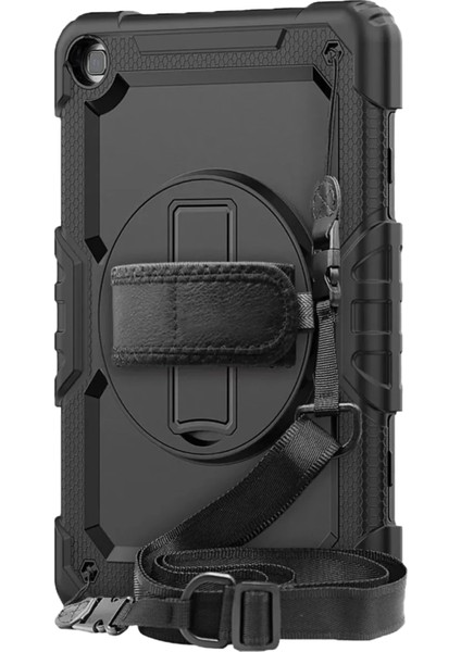 Resveq Newface Lenovo Tab M10 TB311FU Kılıf Amazing Tablet Kapak - Siyah