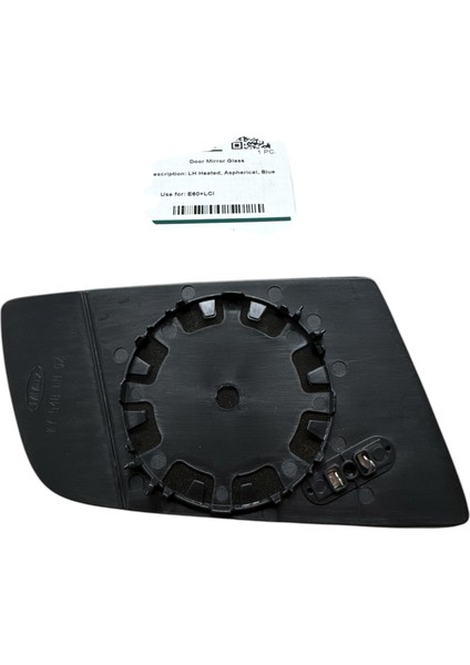Sol Isıtmalı Asferik Ayna Mavi / Bmw E60 Lcı / 51167065081-A0604151L