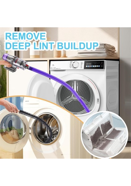 Dyson V7 V8 V10 V11 V12 V15 V6 Kurutma Makinesi Havalandırma Temizleme Kiti Köşeler ve Boşluklar Için Kurutma Makinesi Havalandırma Aparatı (Yurt Dışından) modelleri