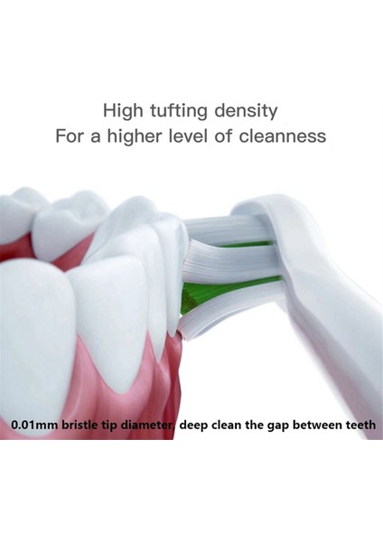 Soocas X3 X3PRO X3U X5 V1 D3 Elektrikli Diş Fırçası Için 10 Adet Vakumlu Paketlenmiş Yedek Fırça Başlığı, Beyaz (Yurt Dışından) indirimleri