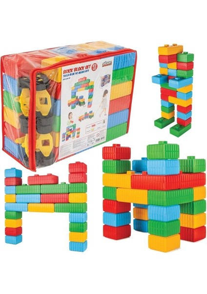 Nessiworld Tuğla Blok ve Araba Seti