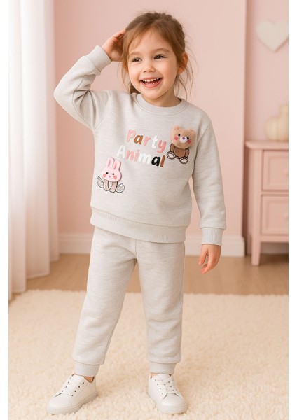 Sevimli Hayvan Figürlü Alt Üst Takım