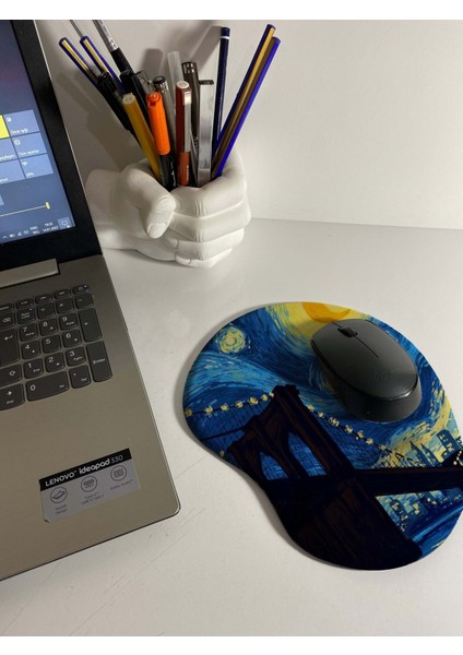Bridge Starry Nights Desenli Bilek Destekli Mouse Pad fiyatları