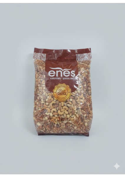 Atom Karışık Çerez 3 kg (Fındık-Fıstık-Badem-Kaju-Yer Fıstığı)