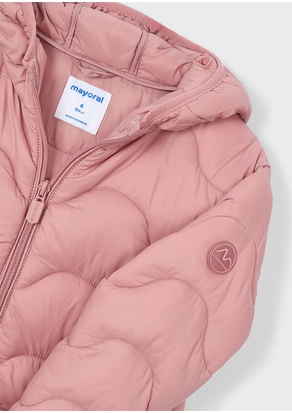 4443-50 Kız Çocuk Pembe Yumuşak Mont fiyatları