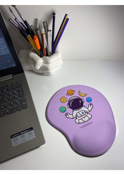 Planet Yoga Baskılı Bilek Destekli Mouse Pad