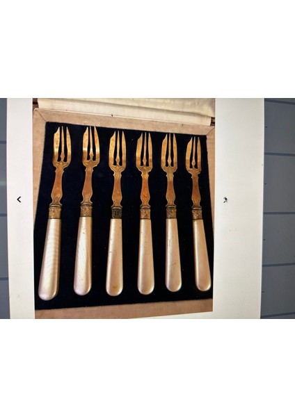 1960’S Altı Parçalık Avrupa Çatal Takımı