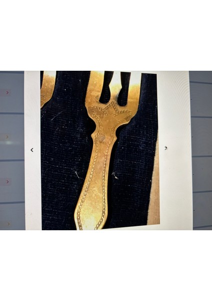 1960’S Altı Parçalık Avrupa Çatal Takımı