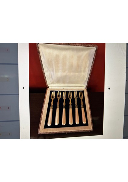 1960’S Altı Parçalık Avrupa Çatal Takımı