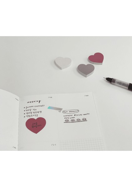 Design Deco Sticker Daily Plan NO:1915 Hearts modelleri