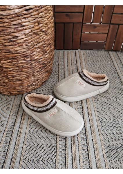 Kadın Kalın Tabanlı Içi Kürklü Sıcak Astarlı Kışlık Saraçlı Iç Dış Mekan Ev Terliği Sokak Modası fiyatları