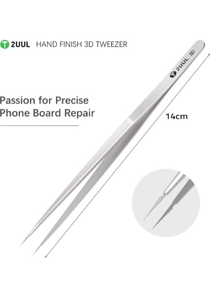 Yeni Nesil 3D Entegre Çip Cımbız | 14CM 0.02MM Mikro Hassasiyet fırsatları