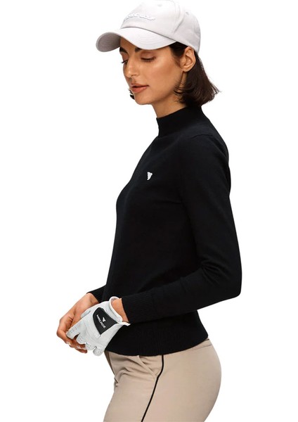 Kadın Siyah Golf Kazak WKN20210304 fiyatları