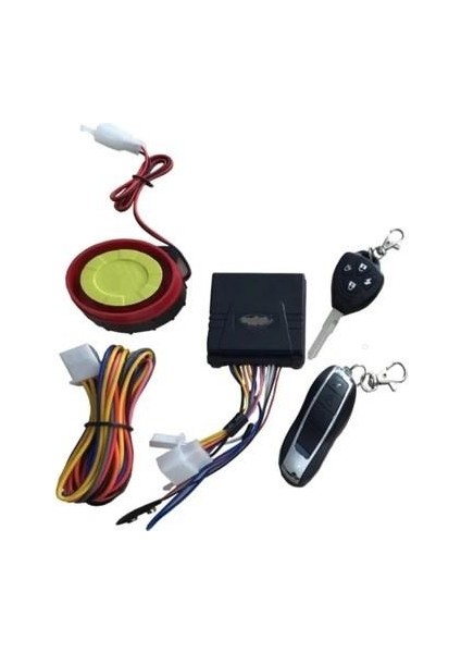 Motosiklet Alarm Seti Uzaktan Çalıştırmalı Pil Destekli