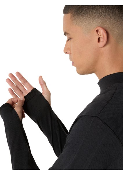 Road Winter Seamless Ls Top Erkek Siyah Beyaz Tshirt 2011D360-001 indirimleri